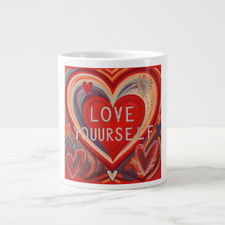 Caneca De Café Grande Ame-se