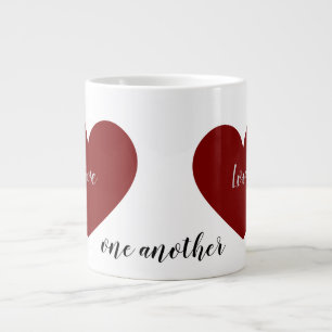 Caneca De Café Grande ame uns aos outros