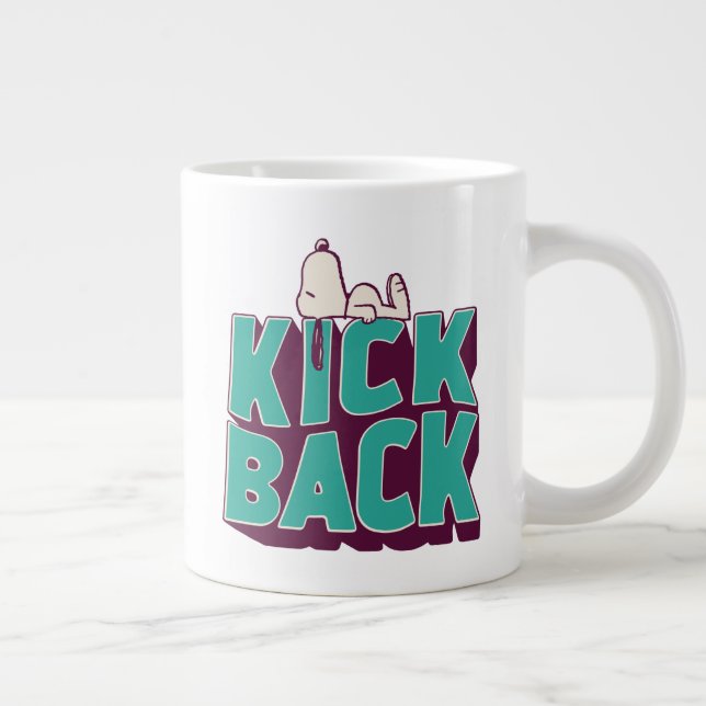 Caneca De Café Grande Amendoins | Snoopy Kickback (Direita)