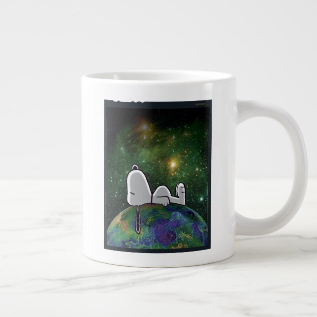 Caneca De Café Grande Amendoins | Snoopy Spacout (Direita)