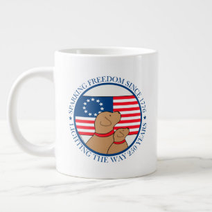 Caneca De Café Grande América 250 Acendendo a Liberdade Desde 1776