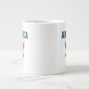Caneca De Café Grande América 250 Anos Terra Patriótica dos Livres