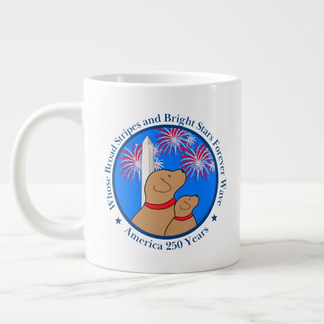 Caneca De Café Grande America 250 DC Edition DC (Esquerda)