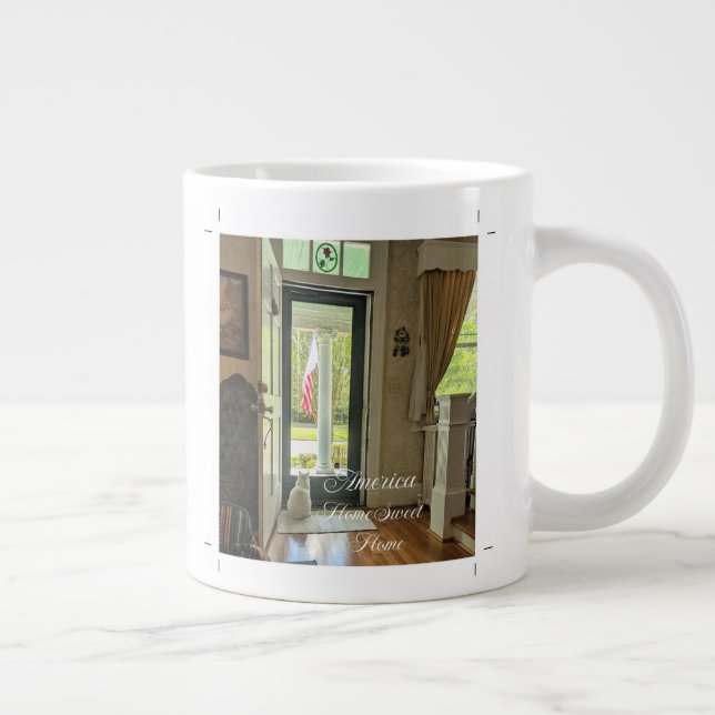 Caneca De Café Grande América, casa doce (Direita)