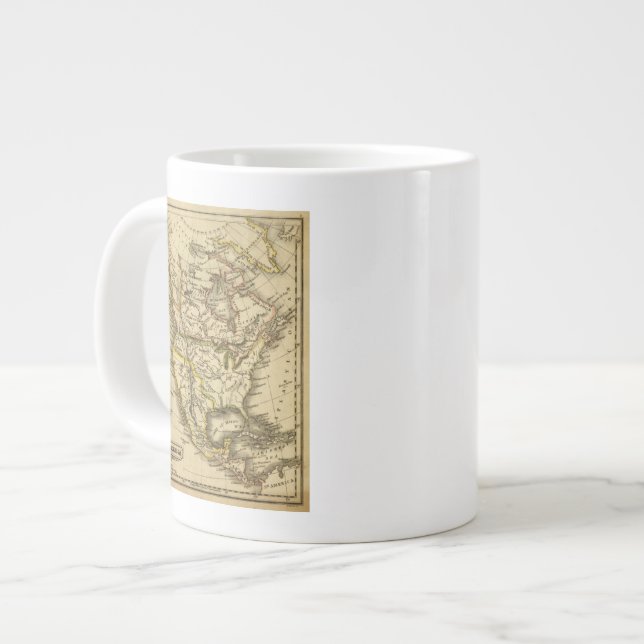Caneca De Café Grande América do Norte 40 (Frente Esquerda)