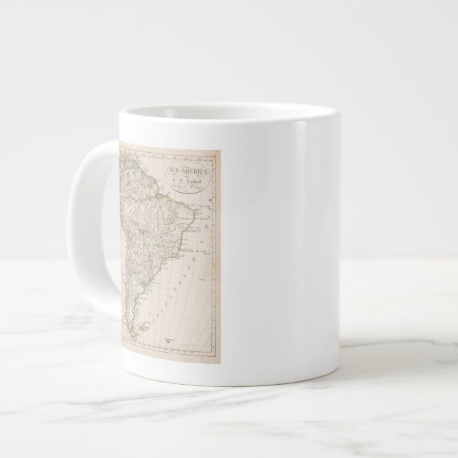 Caneca De Café Grande América do Sul 9 (Frente Esquerda)