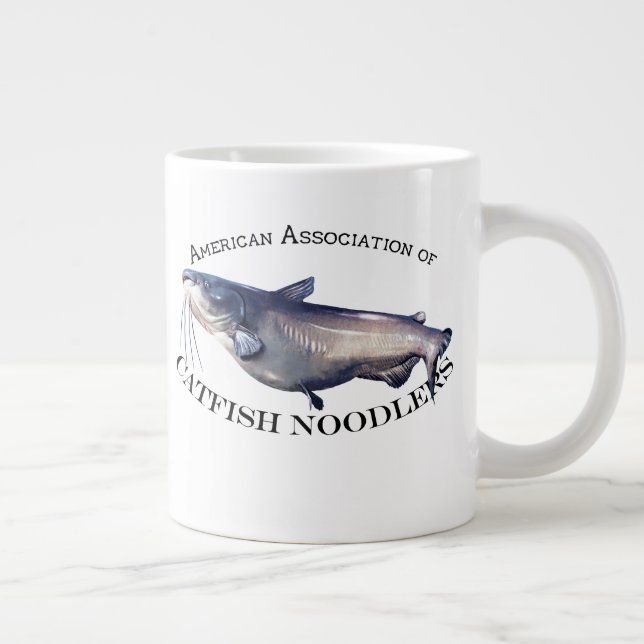 Caneca De Café Grande American Association of Catfish Noodlers (Direita)
