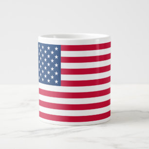 Caneca De Café Grande American Flag Coffee Mug EUA