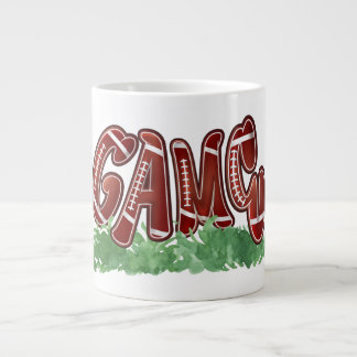 Caneca De Café Grande American Football Game Day Coffee Mug - Vintage Sp