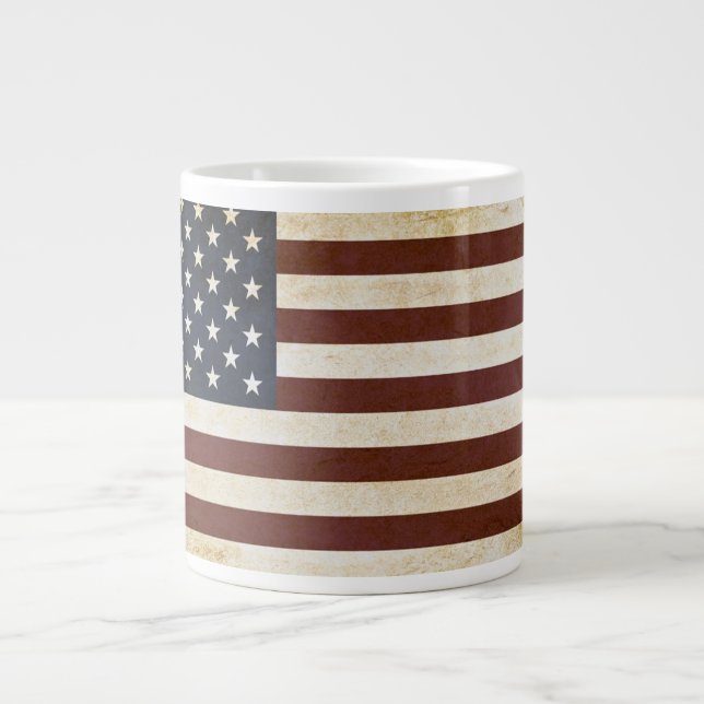 CANECA DE CAFÉ GRANDE AMERICANO FLAG CERAMIC MUG (Frente)
