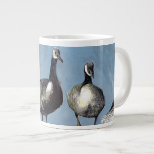Caneca De Café Grande Amigável Canadá Geese 2012