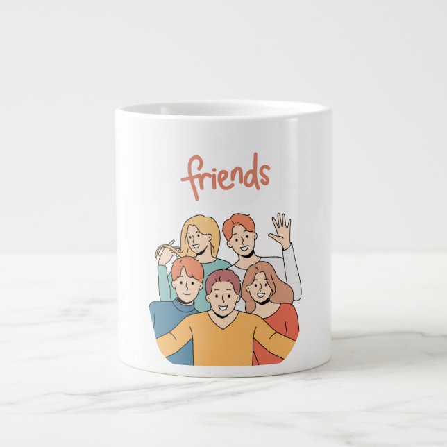 Caneca De Café Grande Amigo (Frente)