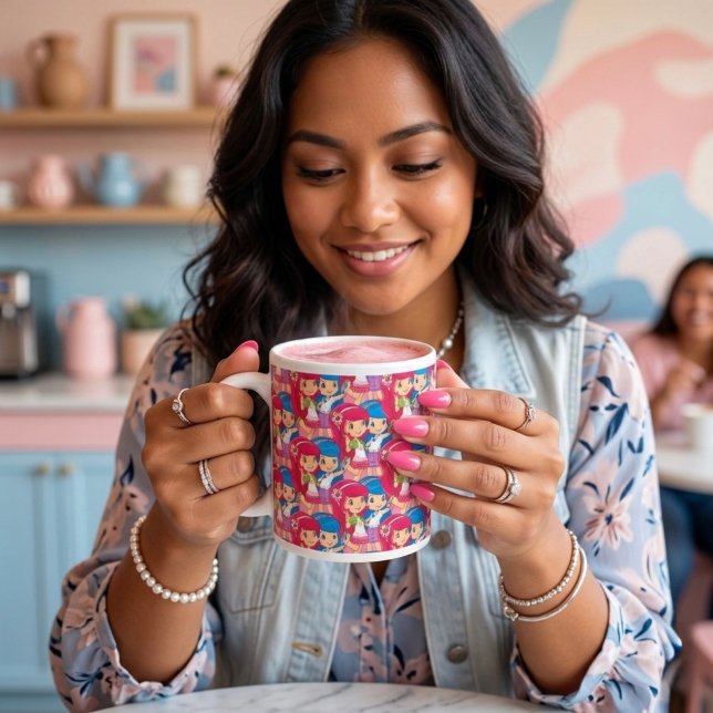 Caneca De Café Grande Amigos (Criador carregado)