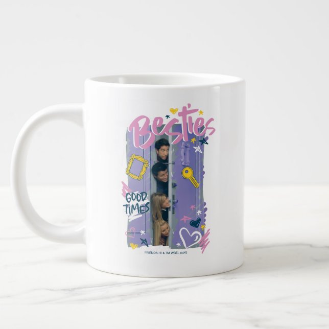 Caneca De Café Grande AMIGOS™ | Besties (Esquerda)