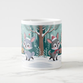 Caneca De Café Grande Amigos da Floresta Hibi