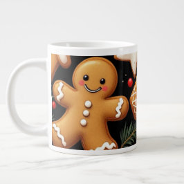 Caneca De Café Grande Amigos de Pão de Mel