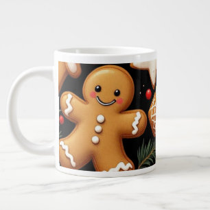 Caneca De Café Grande Amigos de Pão de Mel