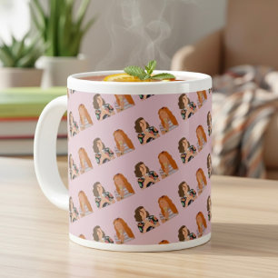 Caneca De Café Grande Amigos Giant Coffee Mug