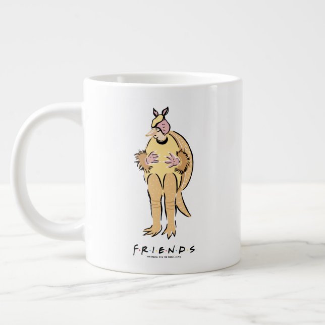 Caneca De Café Grande AMIGOS™ | Holiday Armadillo (Esquerda)