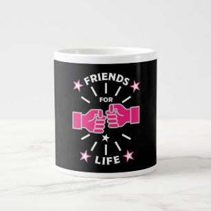Caneca De Café Grande Amigos Para A Vida