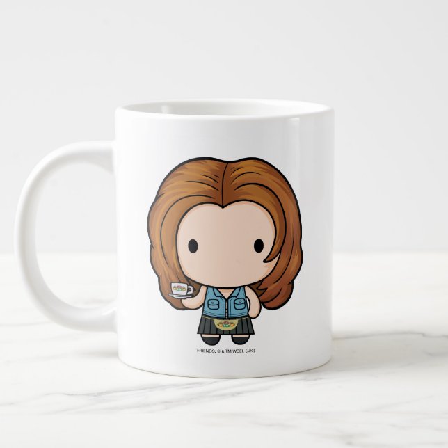 Caneca De Café Grande AMIGOS™ | Rachel Chibi (Esquerda)