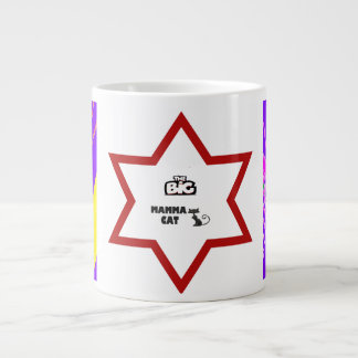 Caneca De Café Grande Amo-te a ser uma mama, palavras, mensagem divertid
