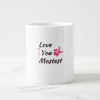Caneca De Café Grande Amo Você Mais do que Tudo Estilo Retro Divertido