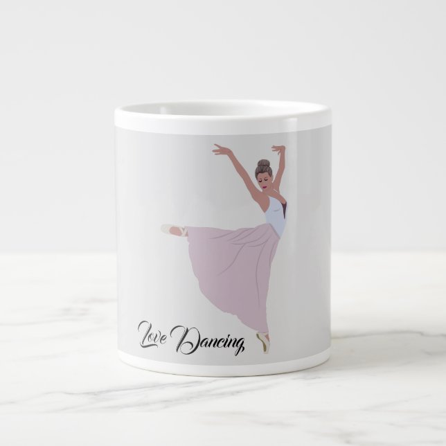 Caneca De Café Grande Amor dança (Frente)