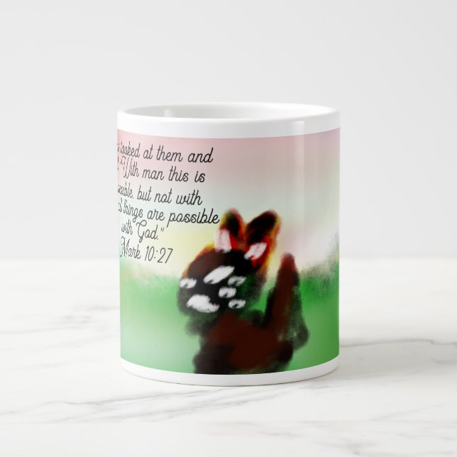 Caneca De Café Grande amor de jesus  (Frente)
