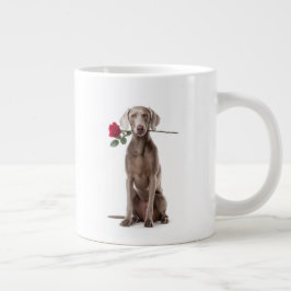 Caneca De Café Grande Amor de Weimaraner