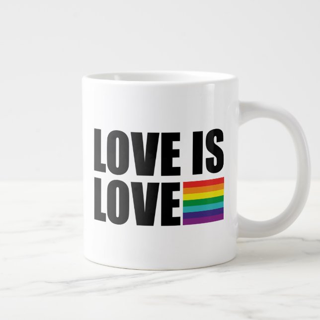 Caneca De Café Grande Amor é Amor (Direita)