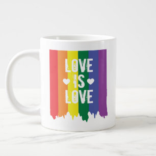 Caneca De Café Grande Amor é Orgulho gay LGBT