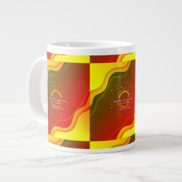 Caneca De Café Grande Amor, Fundamentado na Gratidão | Inspirational Val
