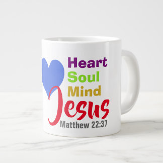 Caneca De Café Grande Amor Jesus - Jumbo Mug