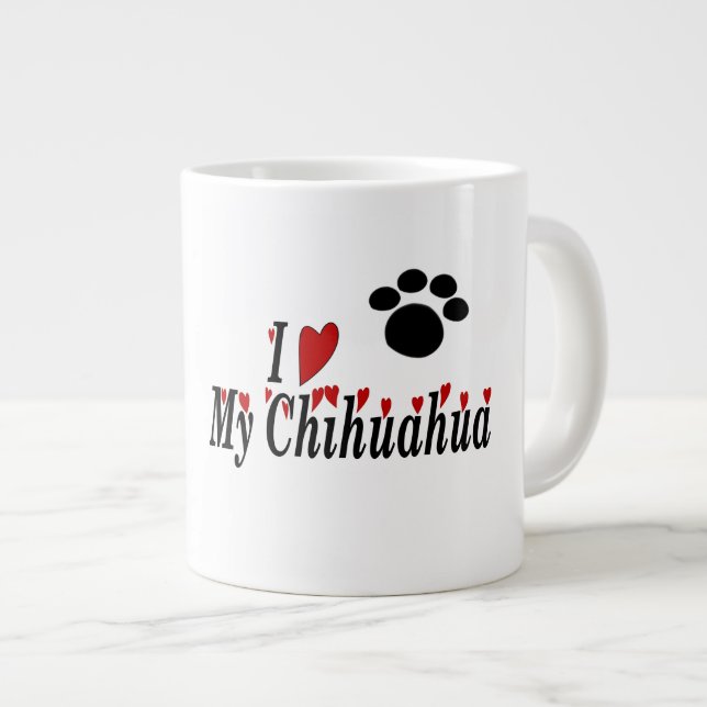 Caneca De Café Grande Amor - Jumbo Mug (Frente Esquerda)