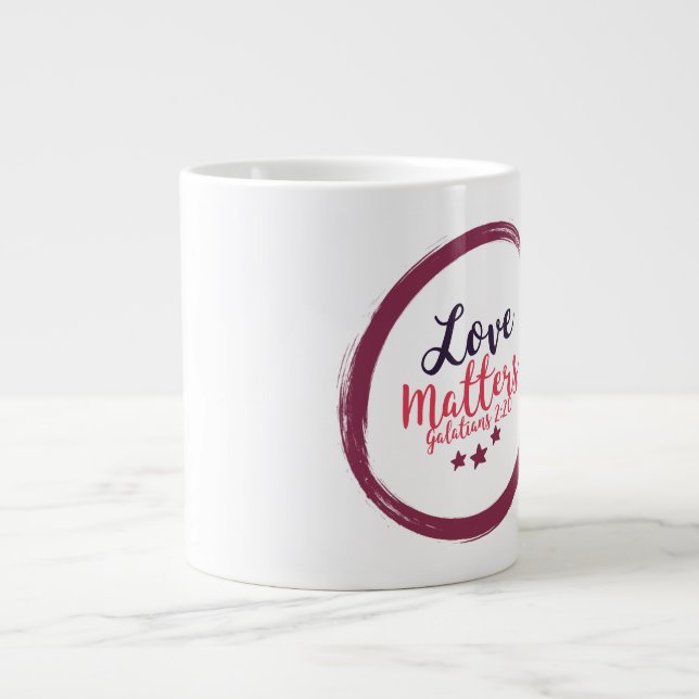 Caneca De Café Grande Amor - Jumbo Mug (Frente)