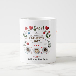 Caneca De Café Grande Amor personalizado da sua pequena estrela