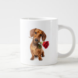 Caneca De Café Grande Amor por Dachshund