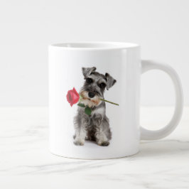 Caneca De Café Grande Amor por Schnauzer