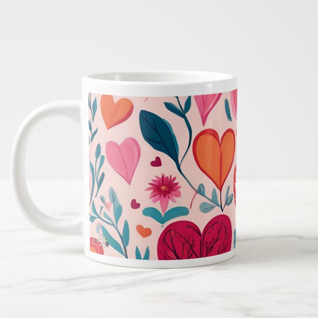 Caneca De Café Grande Amor Reproduzível | (Esquerda)