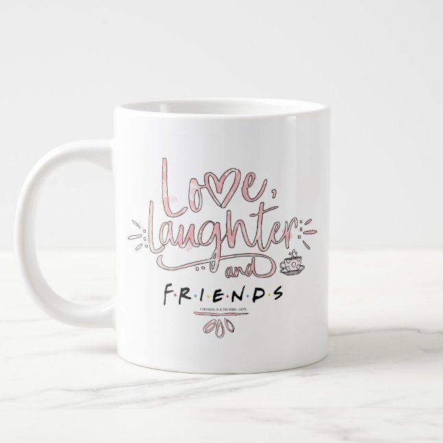 Caneca De Café Grande Amor, Riso e AMIGOS™ (Esquerda)