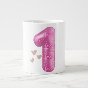 Caneca De Café Grande AMOR SOLITÁRIO – Unidade, Paz & Vibrações Positiva