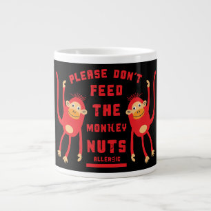 Caneca De Café Grande Anafilaxia Alergias à Nut Café Mug