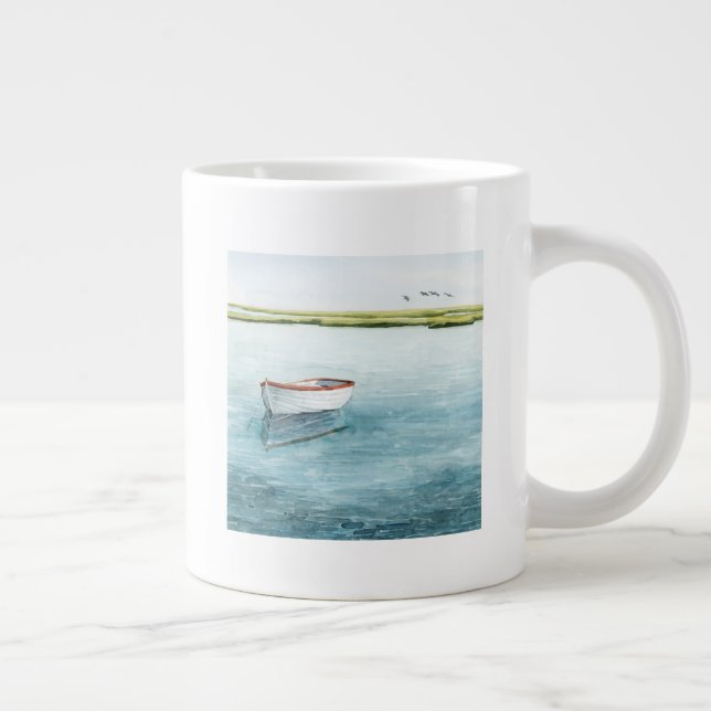 Caneca De Café Grande Anchored Bay I (Direita)