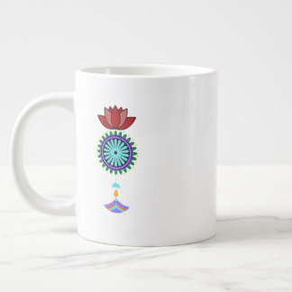 Caneca De Café Grande Anhänger spirituell mit Lotusblüte