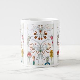 Caneca De Café Grande Animais Marinhos Antigos, Copepoda por Ernst Haeck