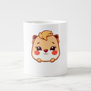 Caneca De Café Grande Animal fofo