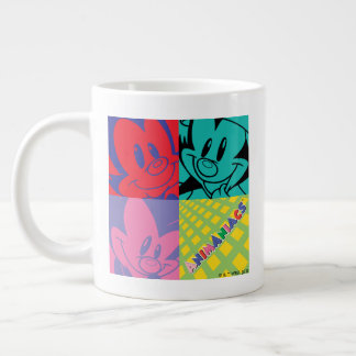 Caneca De Café Grande Animaniacs | Warner Siblings Pop Art Graphic