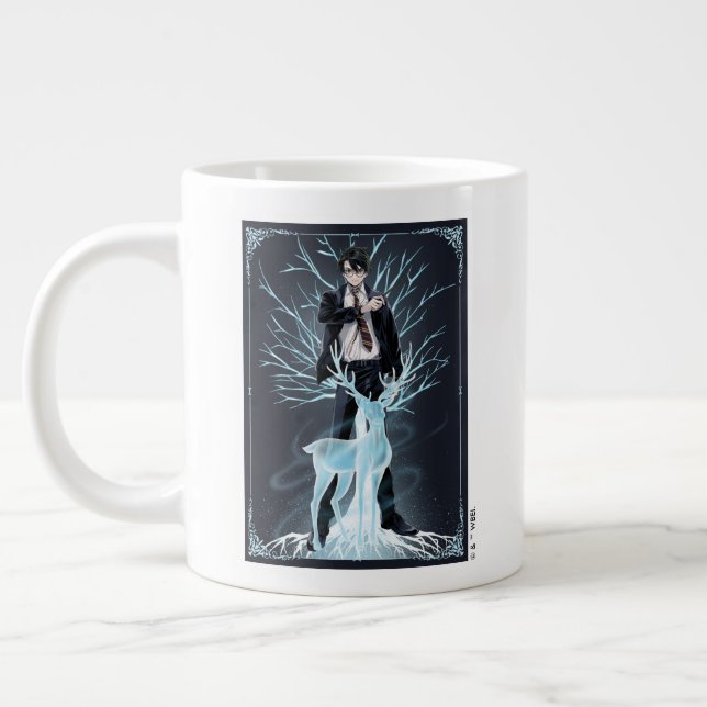 Caneca De Café Grande Anime PATRONO DE HARRY POTTER™ Cervo (Esquerda)