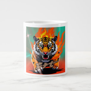 Caneca De Café Grande anime tigre